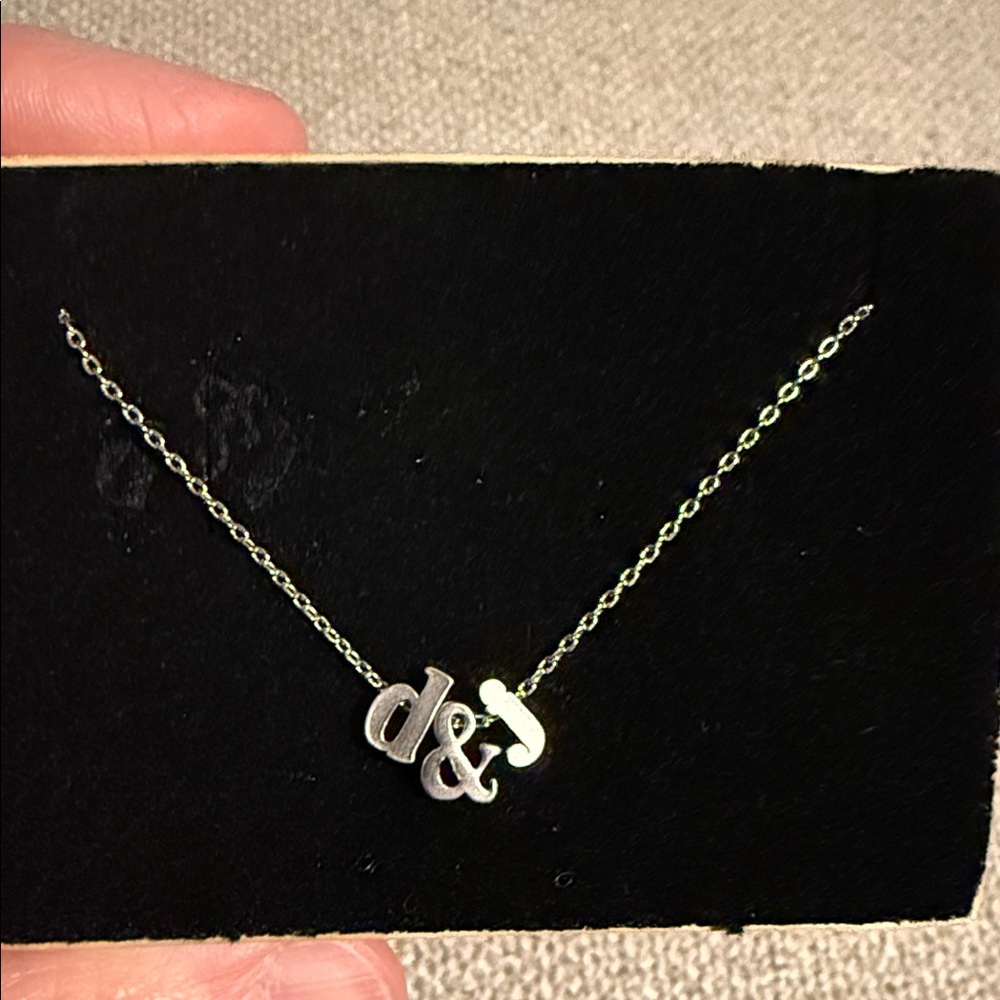 D&J Necklace Silver Color